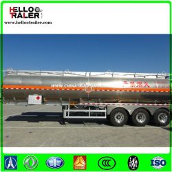 Aluminum Alloy Feul Tanker Semi Trailer