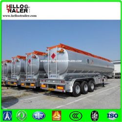 3 Axle Oil Tank Truck Trailers / Diesel Tank Trailer Truck