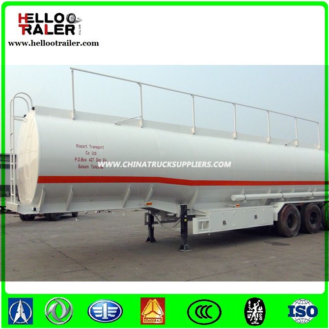 Tri-Axle 50000 Liters Fuel Tank Semi Trailer 