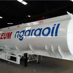 Chinese 45000 Liters 3 Axle Fuel Oil Tanker Truck Semi Trailer