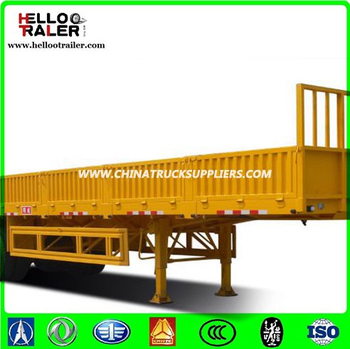 China 3 Axle Fence Cargo Truck Trailer Side Wall Cargo Box Semi-Trailer Images 1