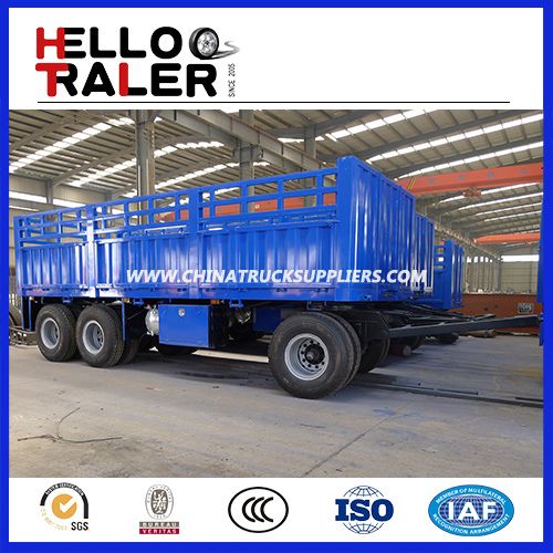 Heavy-Duty 3 Axle Full Trailer with Container Lock 