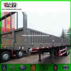 40FT Side Wall Semi Trailer Wood Logging Semi Trailer Cargo Trailer