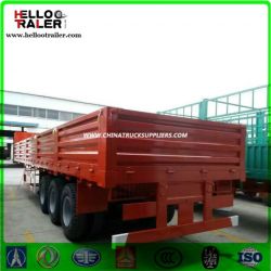 Tri-Axle Side Wall Semi Trailer with Side Guard Size Optional