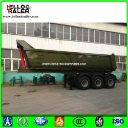 Tipper Dump Type Semi Truck Semi Trailer 3axle