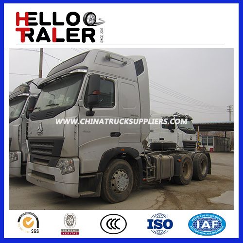 HOWO A7 6X4 420HP Diesel Heavy Duty Tractor Truck Images 1