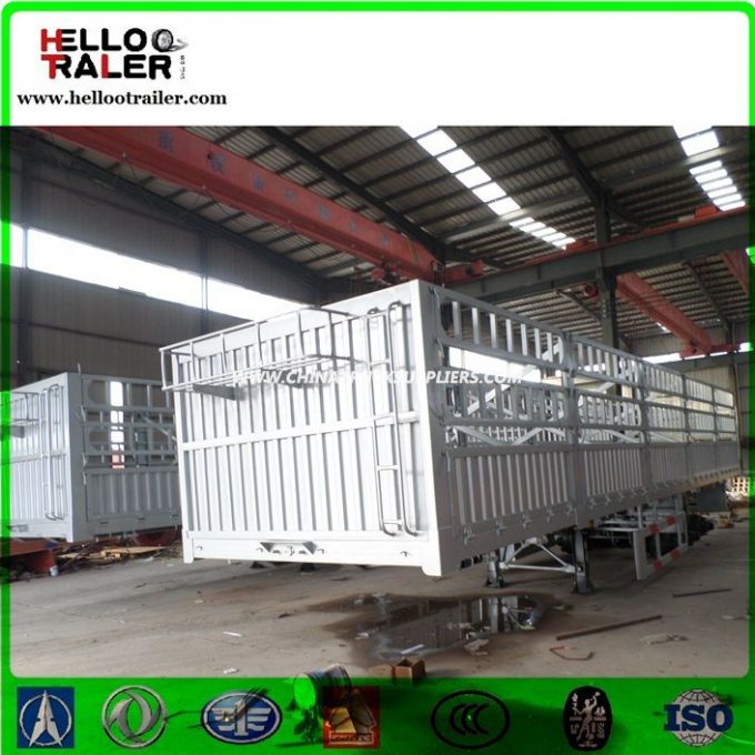 Excellent Quality 3 Axle Fence Semi Trailer Images 1