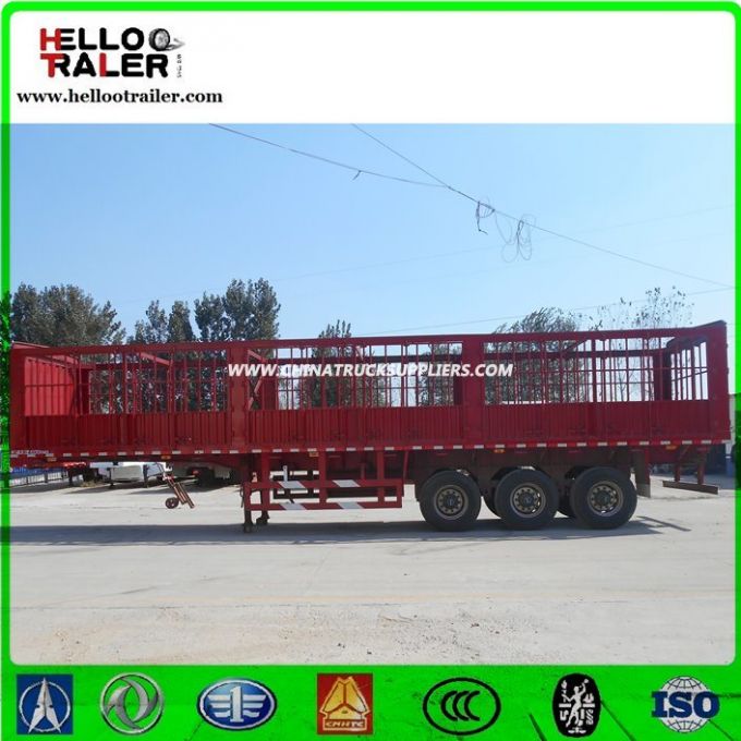China Supplier Utility Fence Cargo Truck Semi Trailer Images 1