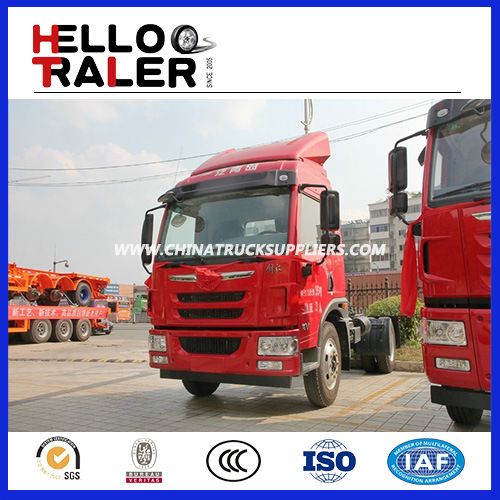 Chinese 4X2 FAW Heavy Duty Tractor Truck Diesel Truck Tractor Images 1