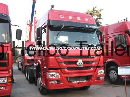 Sinotruk HOWO 6X4 Euro 4 Heavy Duty Diesel Tractor Truck Images 1