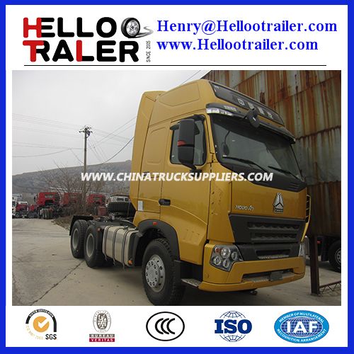 HOWO A7 6X4 420HP Heavy Duty Tractor Truck Images 1