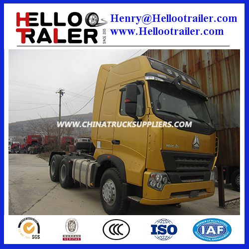 HOWO A7 6X4 420HP Heavy Duty Tractor Truck 