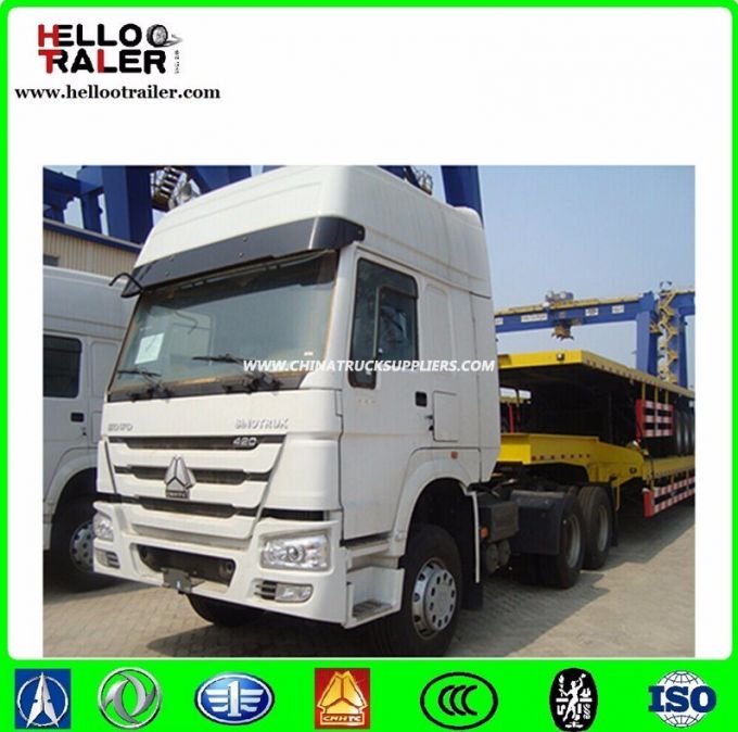 Sinotruk HOWO 6X4 420HP Truck Tractor Head Images 1