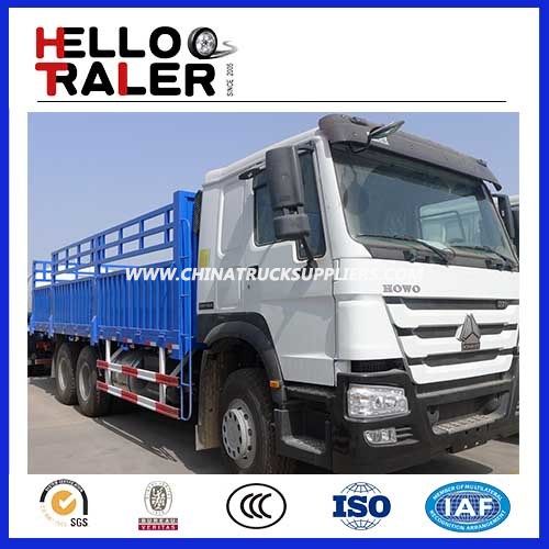 Sinotruk HOWO 6X4 Sidewall Fence Dropside 10 Wheeler Cargo Truck 