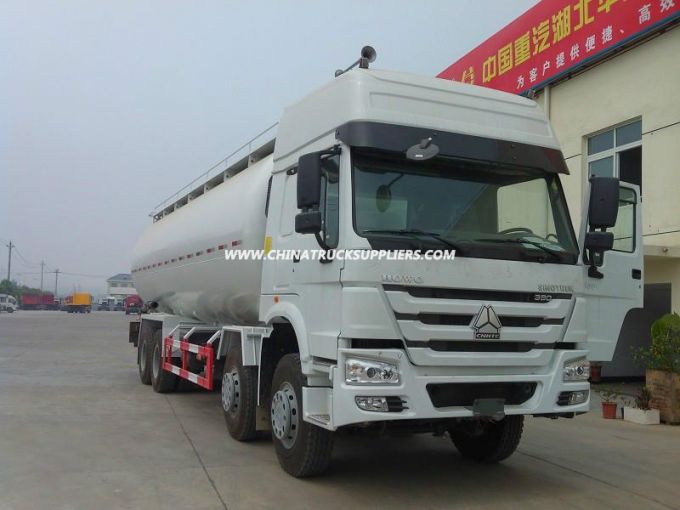 HOWO 8X4 336HP Heavy Duty Bulk Cement Tank Truck 