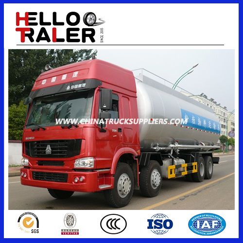 HOWO 8X4 Bulk Cement Truck 40m3 Bulk Tanker Truck 