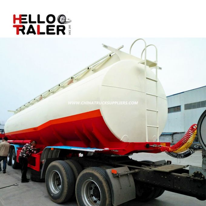 China Factory Price Bulk Cement Tank Semi Trailer with V-Shape 