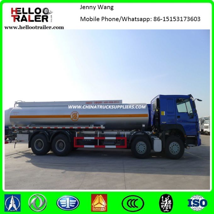 HOWO 8X4 35cbm Refuel Fuel Oil Tanker Truck 