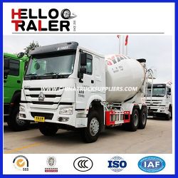 Chinese 6*4 Concrete Mixer Truck 9m3/ 10m3/ 266HP~380HP