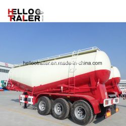 60 Ton 3 Axle Cement Bulker Trailer, Diesel Engine or Electrical Motor