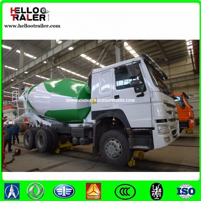 Sinotruk HOWO 6 X 4 8m3 Concrete Mixer Truck for Asia, South Ameria and Africa 