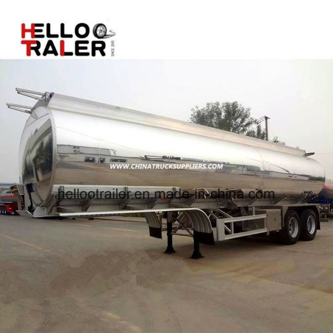 New 20-60cbm Aluminium Alloy Fuel/Petrol /Gasoline/Oil/LPG Tanker 