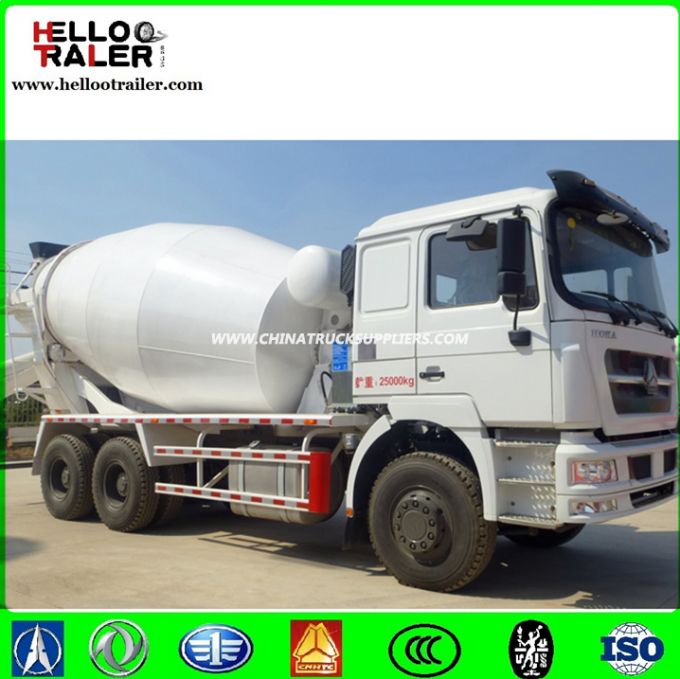 10 Wheeler Sinotruk 371HP 10cbm Cement Concrete Mixer Truck 