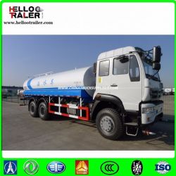 Left Hand Driving Fuel Tanker Truck 6 X 4 336HP Oil Tanker Truck for Sale