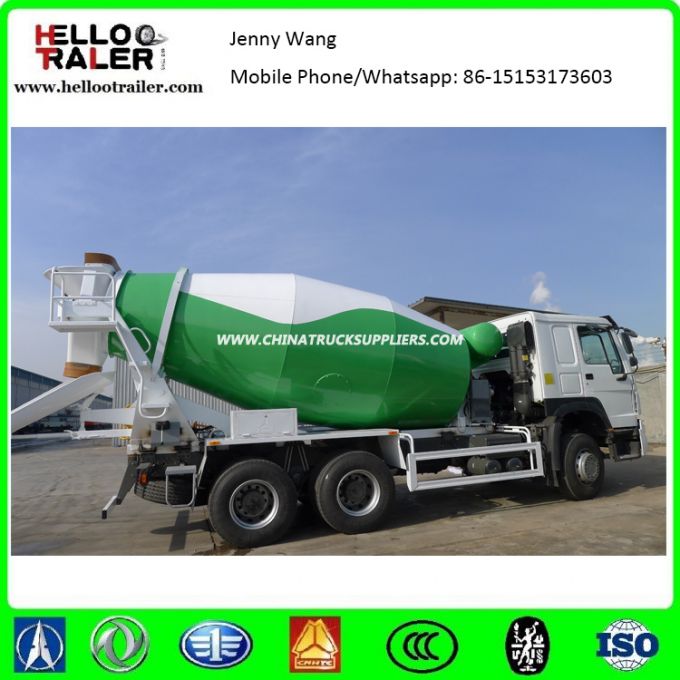 Sinotruk HOWO 6X4 8cbm Cement Concrete Mixer Tank Truck 