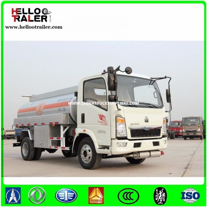 6 Wheelers 10000L Fuel Petroleum Tank Truck 