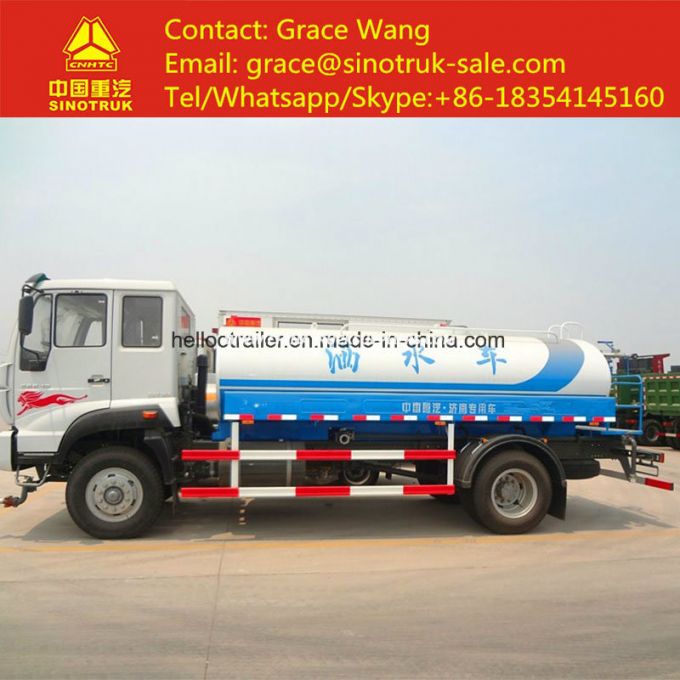 Sinotruk HOWO 6*4 Water Tanker Truck with 14-2 Cbm Tank 