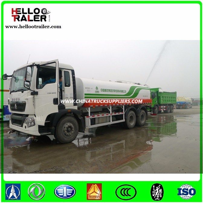 Sinotruk HOWO 20000L Water Tank Truck 6X4 Water Sprinkle Tanker Truck 