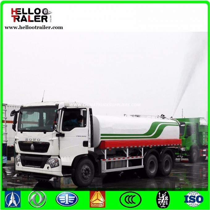 Sinotruk HOWO 6X4 15000-20000 L Water Truck 