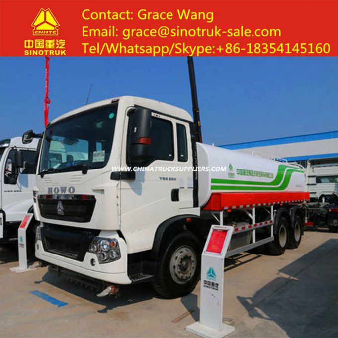 China New HOWO 9m3 Water Pump Tanker Truck with Good Quality 