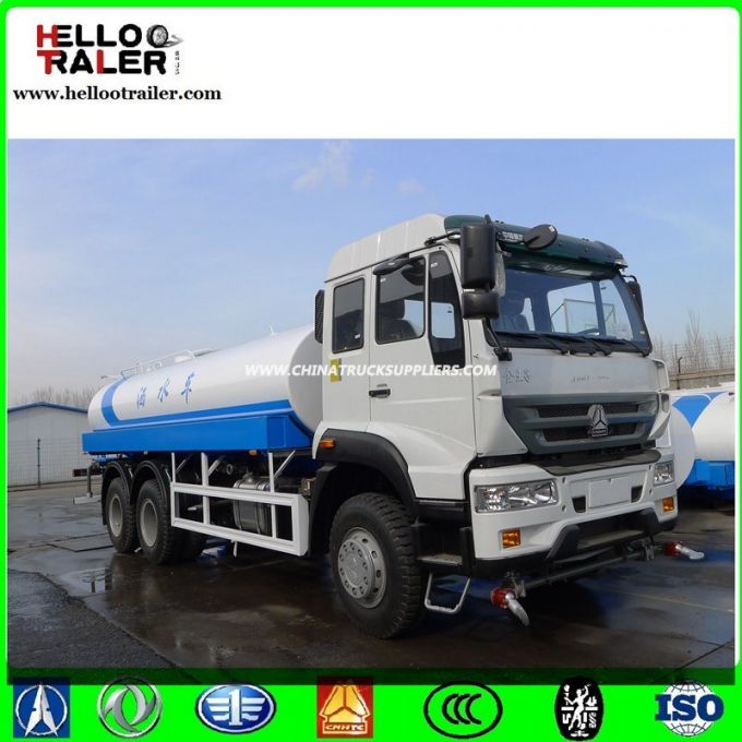 China Trailer Manufacture 20000liters Water Tank Truck Price for Sale 
