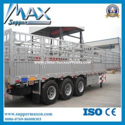 3 Axle 30 Ton Stake Fence Semi Trailer Made in China