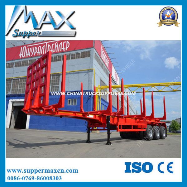 Semi Trailer Manufacturer Supply Wood Transport Trailer Images 1