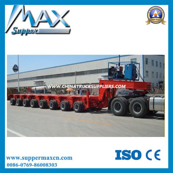 High Strength Army Truck Lowboy Trailer to Transport Large Machines Images 1