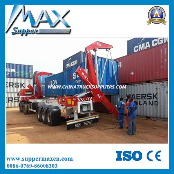 36ton Container Side Loading Semi Trailer Hydraulic 