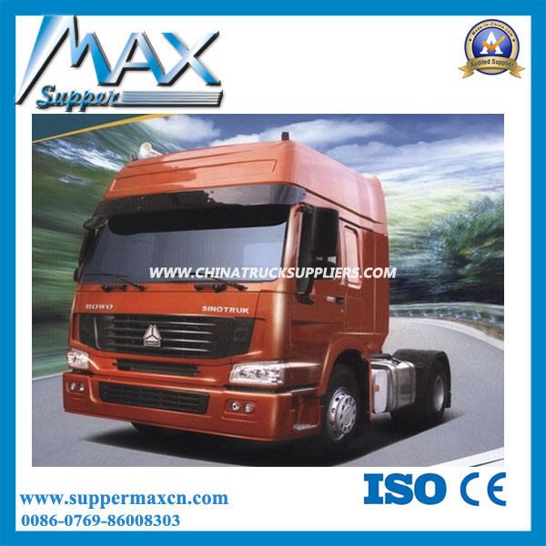 Sinotruk Brand HOWO 336HP Euro2 30t Traction Force 4X4 Military Truck Images 1