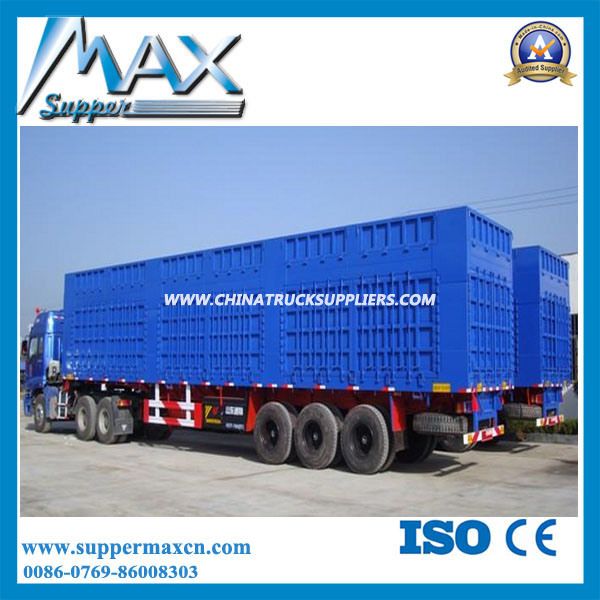 Dry Freight Van Type Semi Trailer/Tri Axle Van Transport Semi Trailer Images 1