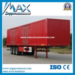 6X4 Tow Truck Bulk Cargo Transportion Van Semi Trailer