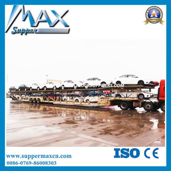 Car Carrier Truck/ Car Carrier Trailer/ Car Transport Trailer Loading 8 Cars Images 1