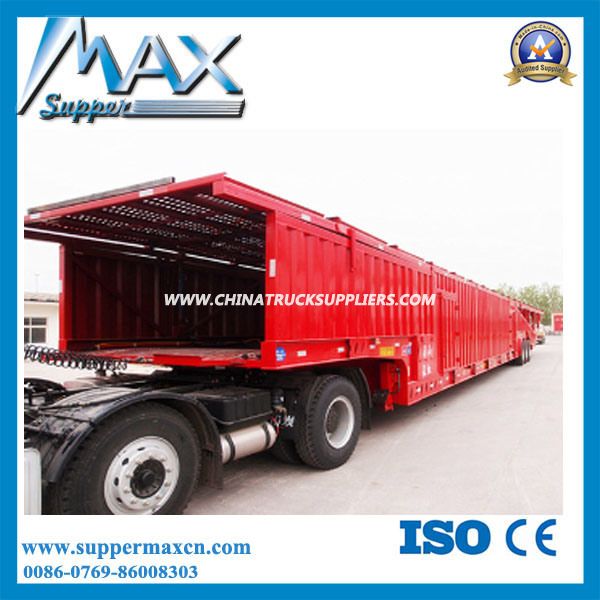 Top Manufacturer Supplier Tri-Axle Car Transporter Trailer 