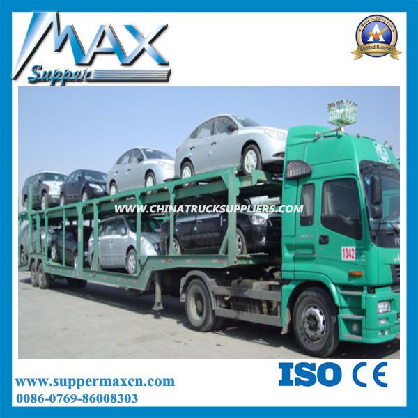 3axles Cheap Car Trailer, Car Carrier Trailer in China 