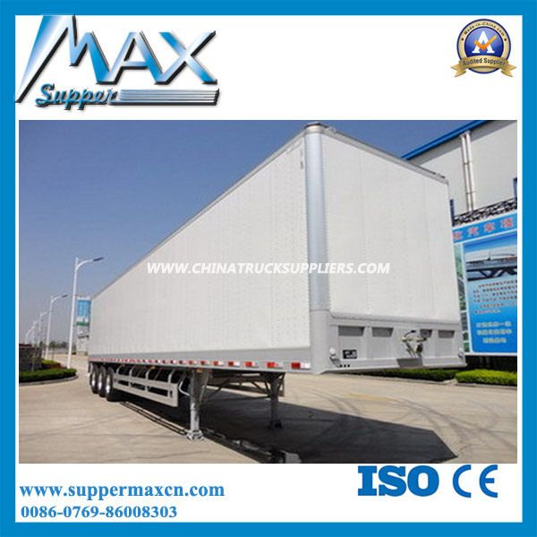 Tri-Axe Bulk Cargo Transport Van Type Semi Trailer 