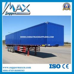 Heavy Duty 3 Axle Enclosed Cargo Box Truck Van Trailer