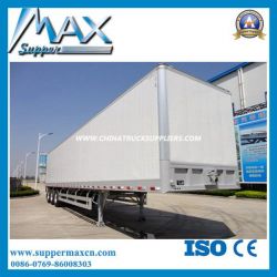 4X2 Dry Cargo Box Truck, Van Cargo Semi Trailer