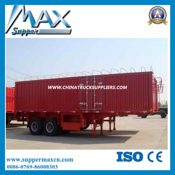 13m Tri-Axle Side Open Van Cargo Box Semi Trailer 