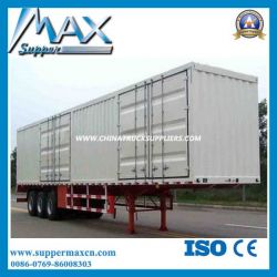 3 Axle Cargo Box Freezer Truck Used Refrigerated Trailers for Sale